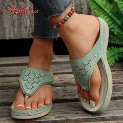 Sandals Open Toe Flip Flops Wedges Comfortable Slippers