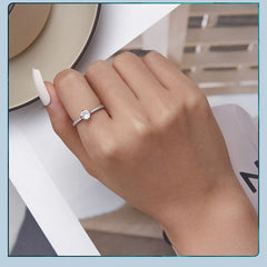 Simple Zircon Ring for Women Jewelry