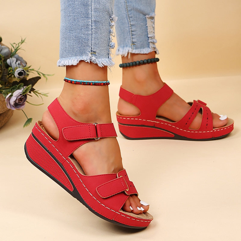 Wedge Sandals Non Slip Beach Shoes Lightweight Casual Platform