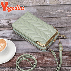 Fashion Small Phone Bag For PU Leather Shoulder Messenger Bag