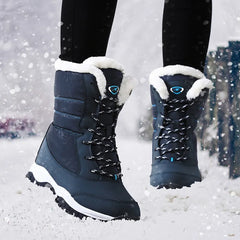 Women Boots Waterproof Winter Shoes Platform