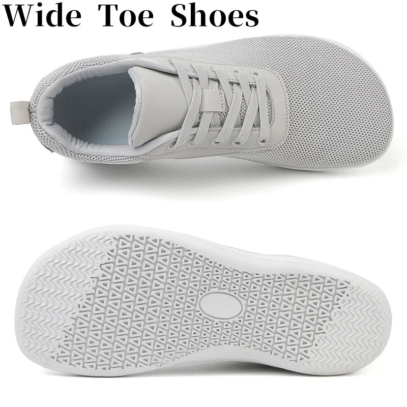 Women Walking Shoes Wide Toe Barefoot Shoes Minimalist Fashion Sneakers