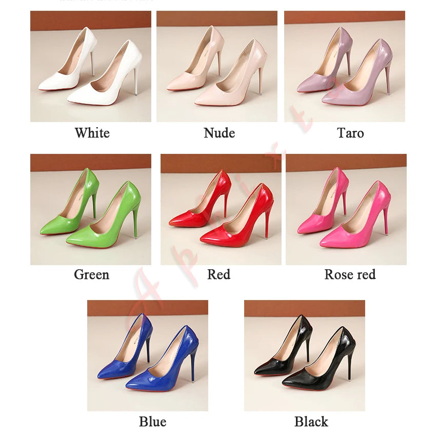 Super High 12cm Stiletto Heels Pumps Shoes Pointed Toe