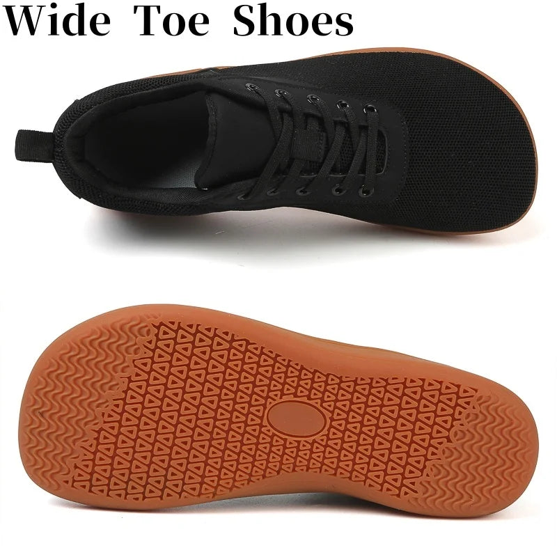 Women Walking Shoes Wide Toe Barefoot Shoes Minimalist Fashion Sneakers