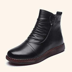 Autumn Women's Shoes Leather Boots Fashion