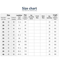 Classic Style Men's Jeans Cotton Casual Business Stretch Denim Trousers