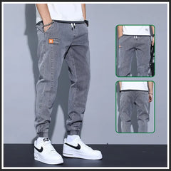 Loose-fit Men's Jeans Casual Versatile Trendy Long Pants