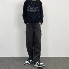 Oversize Streetwear Baggy Jeans Y2K Cargo Wide Leg