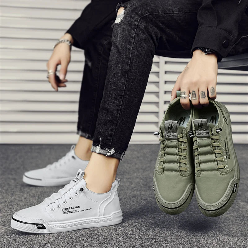 Casual Shoes Men Sneakers Outdoor Canvas shoes Walking Shoes