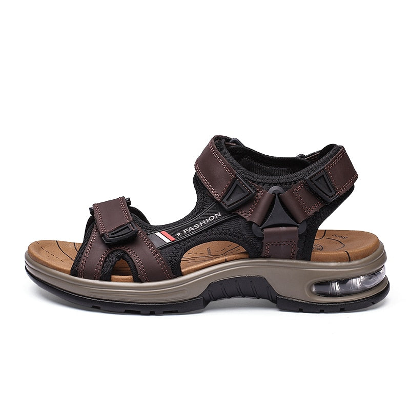 Sandals Men Gladiator Beach Sandals Soft Comfortable Outdoors Wading Shoes