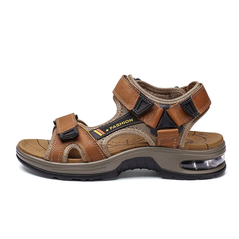 Sandals Men Gladiator Beach Sandals Soft Comfortable Outdoors Wading Shoes