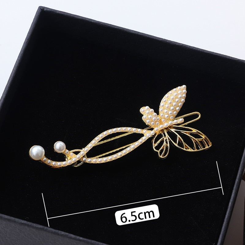 Women Shining Crystal Rhinestone Luxury Hair Clip