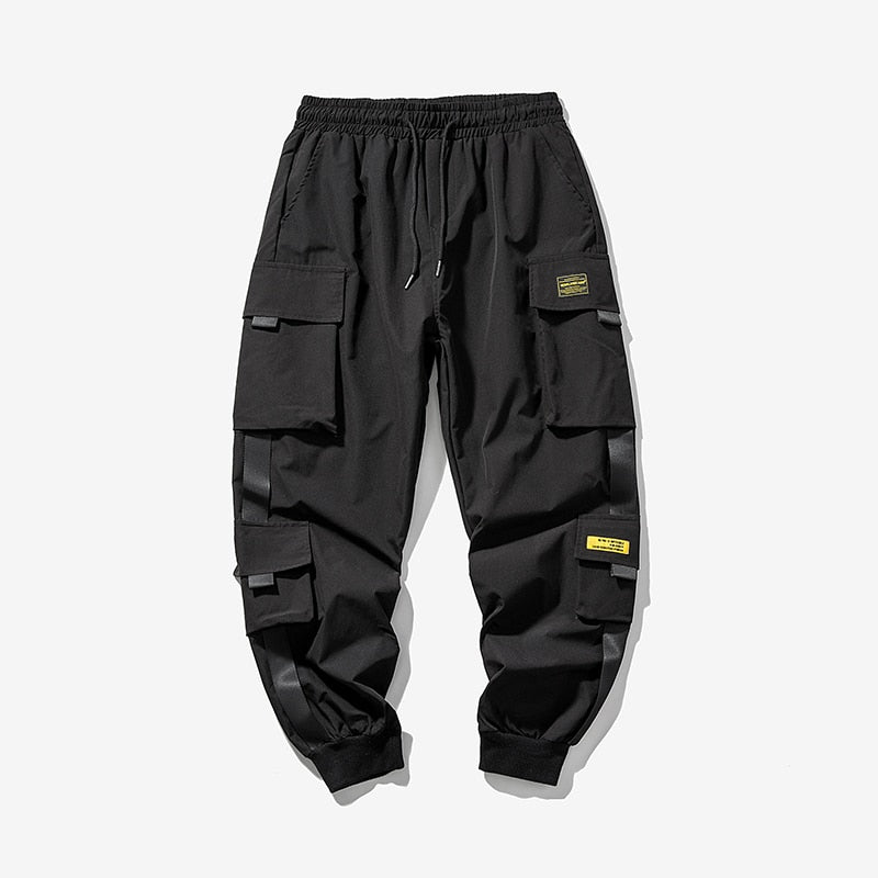 Joggers Pants Men Cargo Pants Hip Hop Casual Pockets Sweatpants Trousers