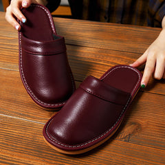 Plain Slippers Men Slides Indoor Slipper Mute Shoes Flip Flops