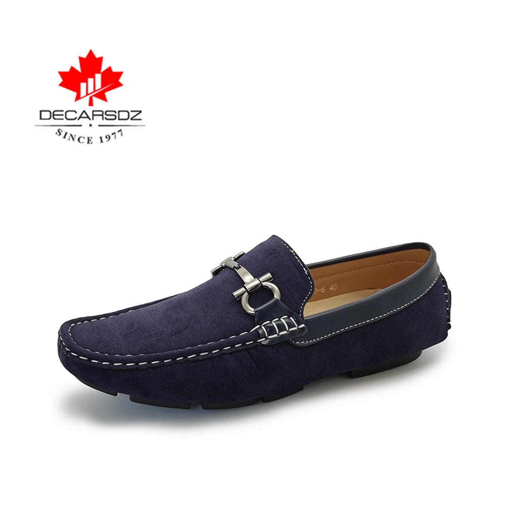 Loafers Shoes Men Clasicc Comfy Flat Moccasin Shoes Men Slip-on Boat Shoes