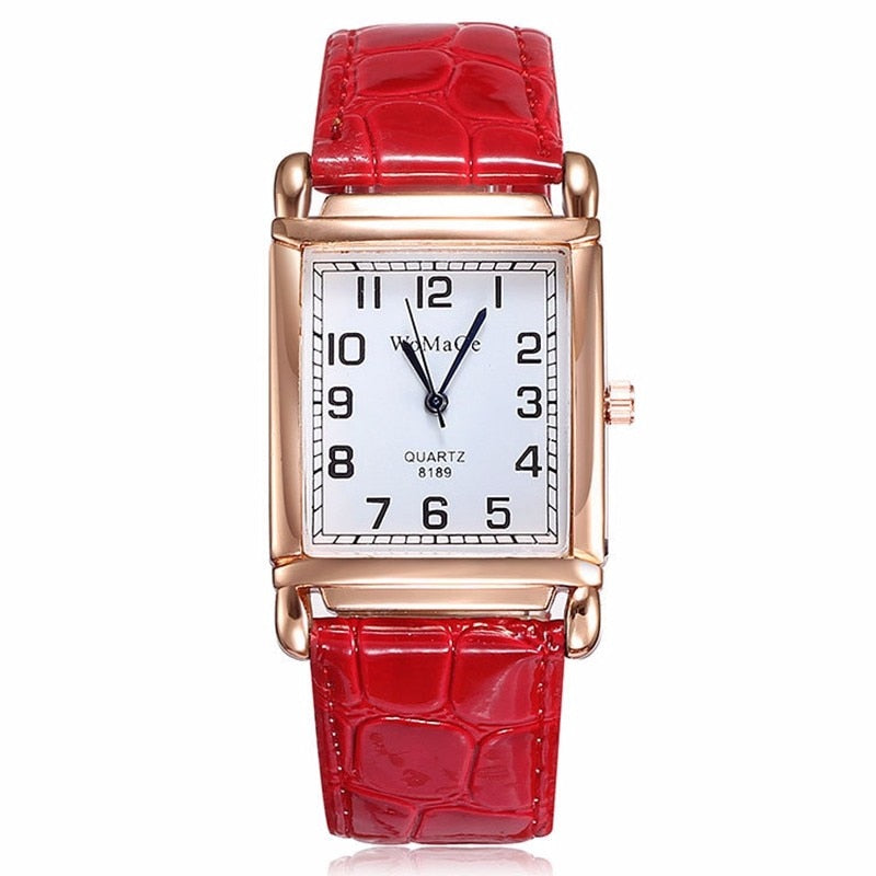 Watches for Women Square Rose Gold Wrist  Ladies Quartz