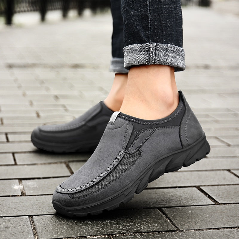 Men Casual Shoes Breathable Loafers Sneakers Comfortable Flat Leisure Loafers Shoes