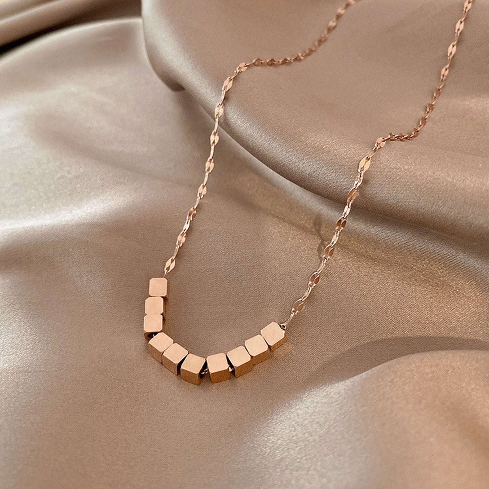 Classic Gold Color Stainless Steel Necklace