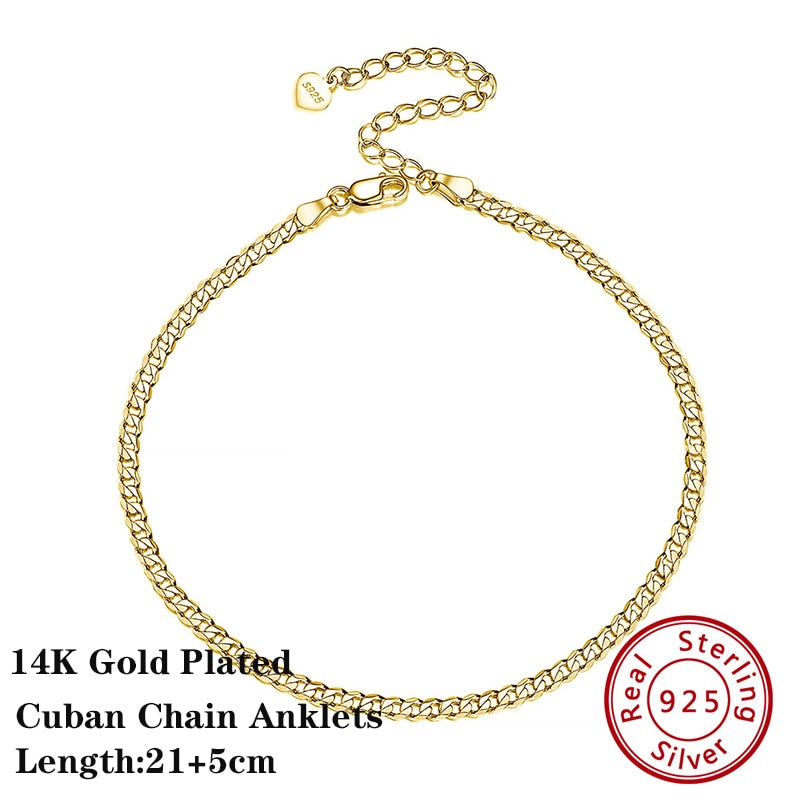 Chain Anklets for Women Fashion Adjustable