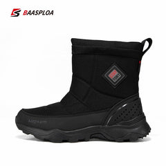 Winter Shoes Plush Boots Platform Waterproof Men Warm Snow Boots Non-Slip