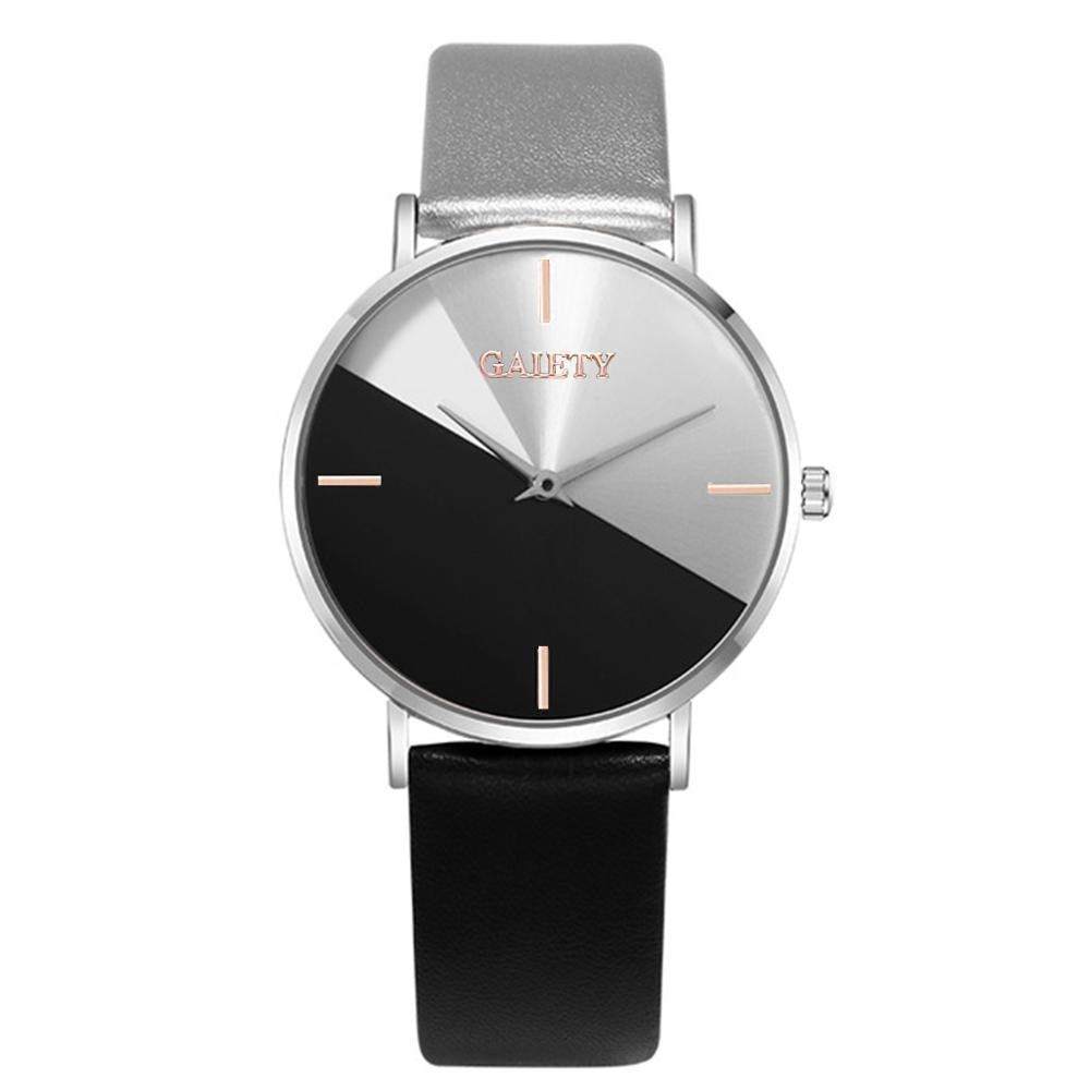 Gaiety Brand Women Watches Leather Rose Gold Dress Female