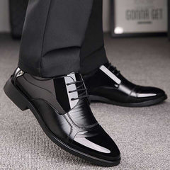 Business Shoes Men Breathable Shoes Rubber Formal Dress Shoes