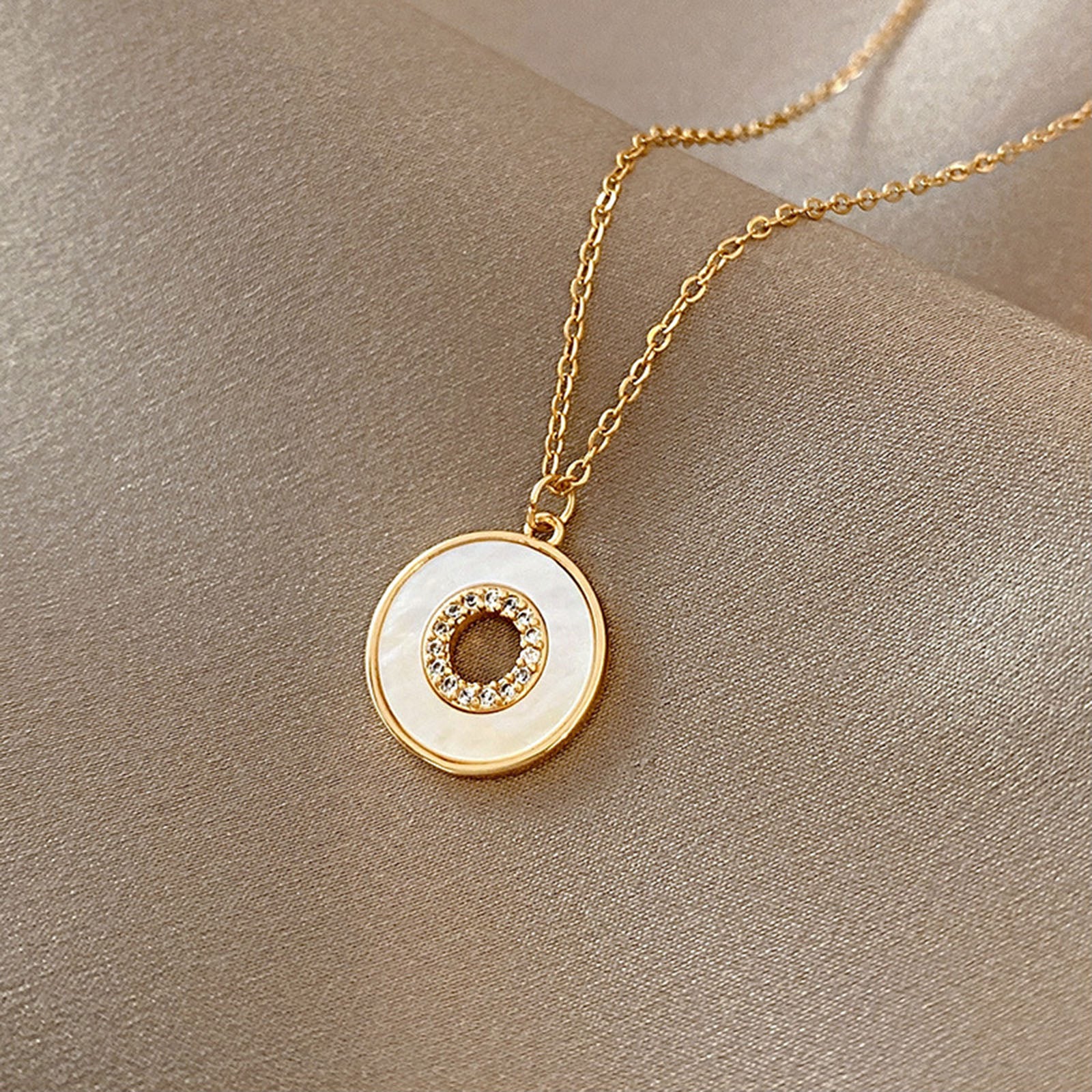 Classic Gold Color Stainless Steel Necklace