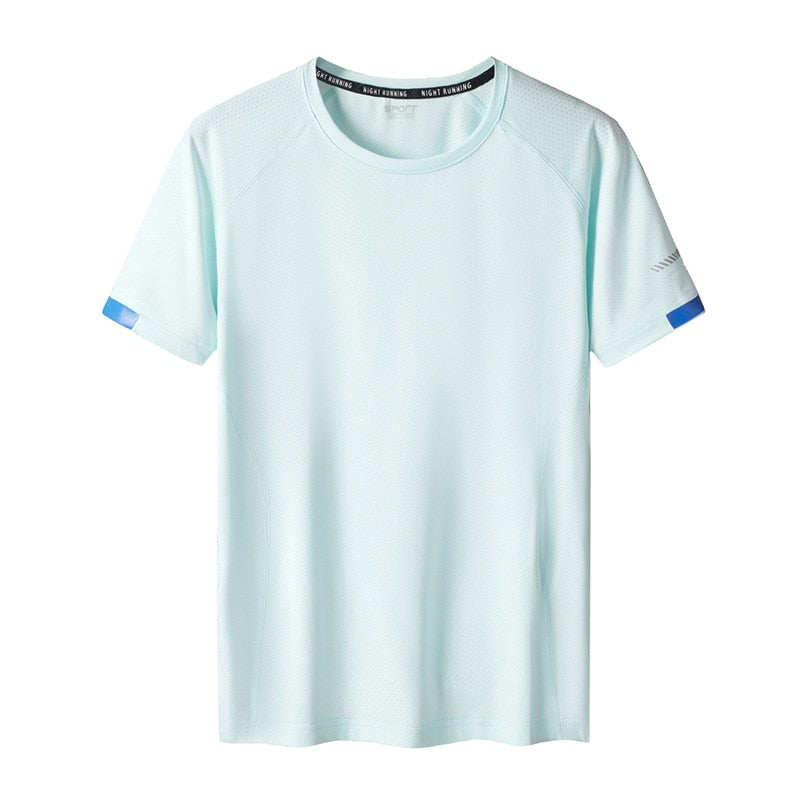 Quick Dry Sport T Shirt Men'S Short Sleeves Top Tees