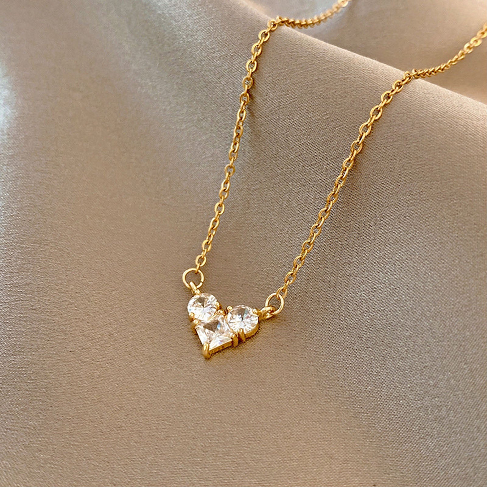 Classic Gold Color Stainless Steel Necklace