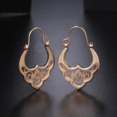 Rose Gold Color Drop Earrings Jewelry Earrings