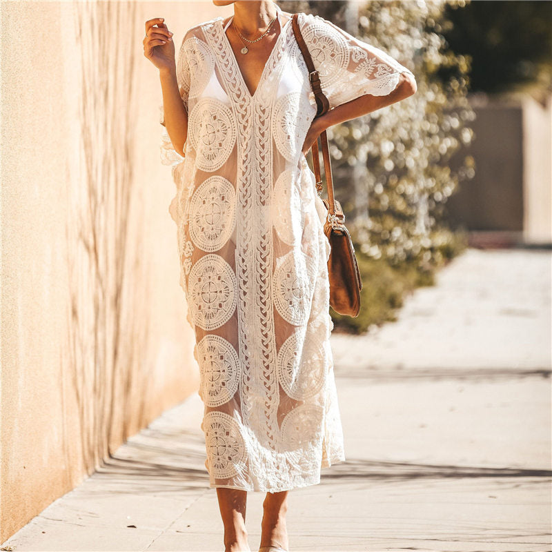 Kaftan Beach Pareo Beachwear Swim suit Cover up