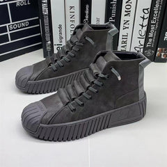 Men Boots Increased Boots Lace Up Casual Shoes Board Boot