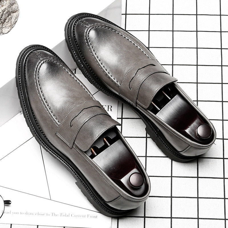 Luxury Men Flats Dress Shoes Formal Business Oxfords Shoes