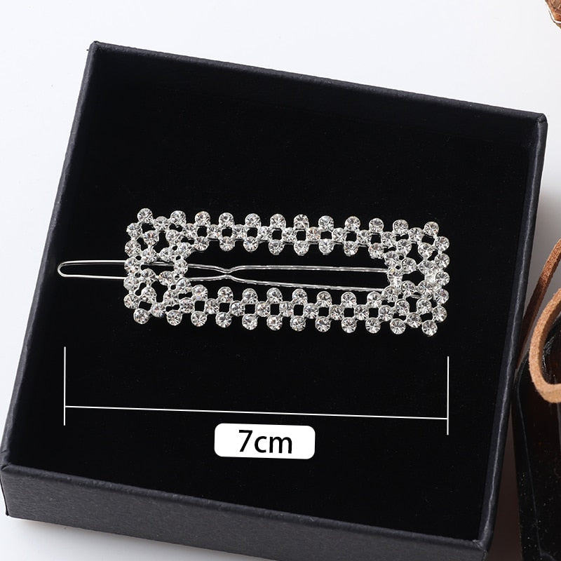 Women Shining Crystal Rhinestone Luxury Hair Clip