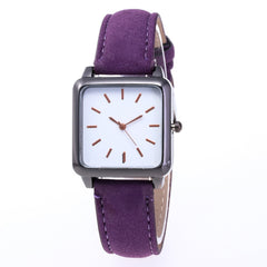 classic quartz watch Leather wristband