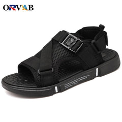 Men Sandals Soft Comfortable Non-Slip Shoes Beach Sandals Flat Shoes