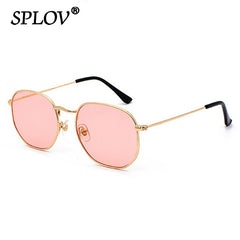 Men Women Sunglasses Square Polygon Sun Glasses