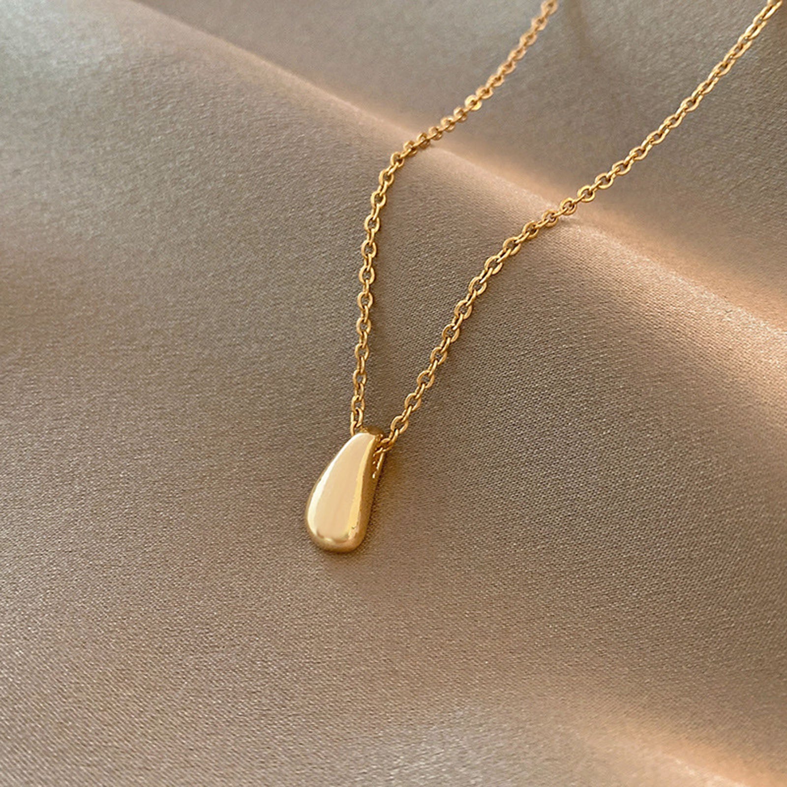 Classic Gold Color Stainless Steel Necklace