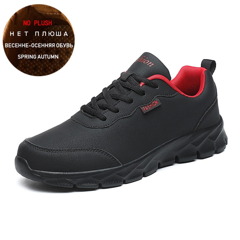 Running Shoes Waterproof Athletic Sneakers Men Wear-resistant Sport Shoes