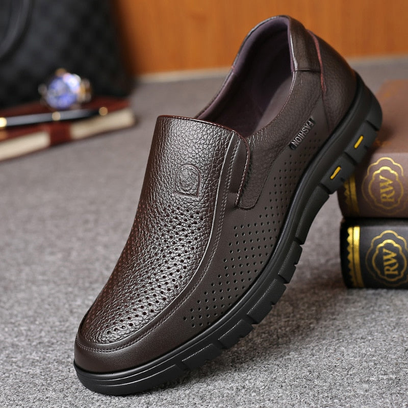 Casual Shoes Men Flat Platform Walking Shoes Footwear Loafers Breathable