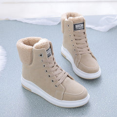 Boots Ankle Boots Warm PU Plush Shoes Sneakers