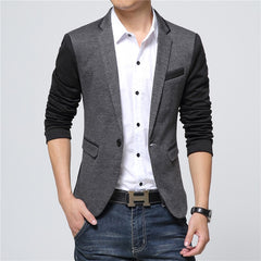 Men Blazer Fashion Slim casual blazer suit Designer jacket outerwear