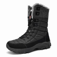 Men Winter Snow Boots Super Warm Hiking Boots Waterproof High Top Boots