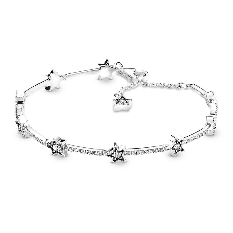 Stainless Steel Mesh Bracelets With Charm Bracelets Bangles