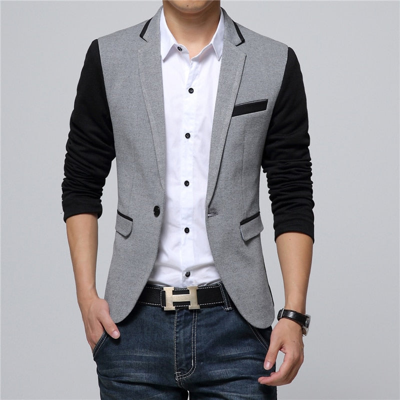 Men Blazer Fashion Slim casual blazer suit Designer jacket outerwear