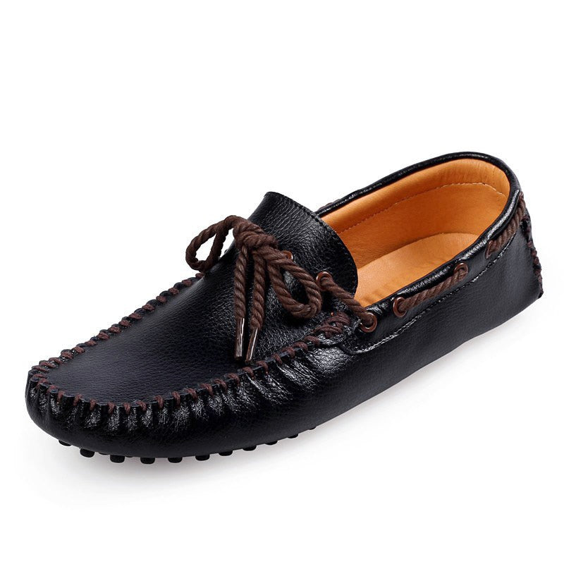 Loafers Shoes Men Low Cut Lacing Casual Shoes Drive