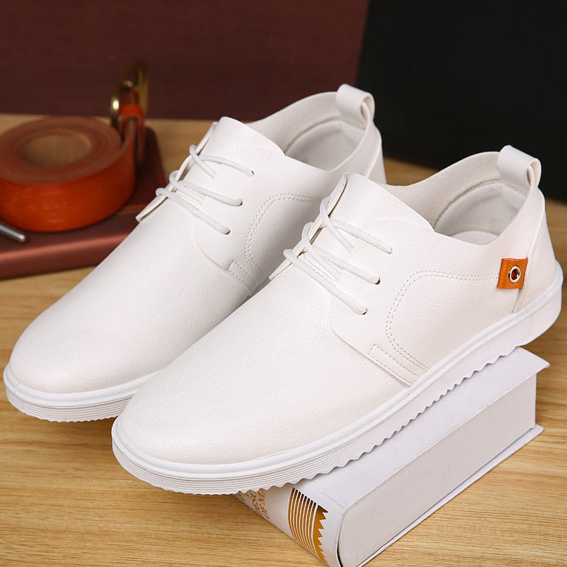 Men Casual Shoes Comfortable Flat Shoes Lace Up Oxfords Shoes