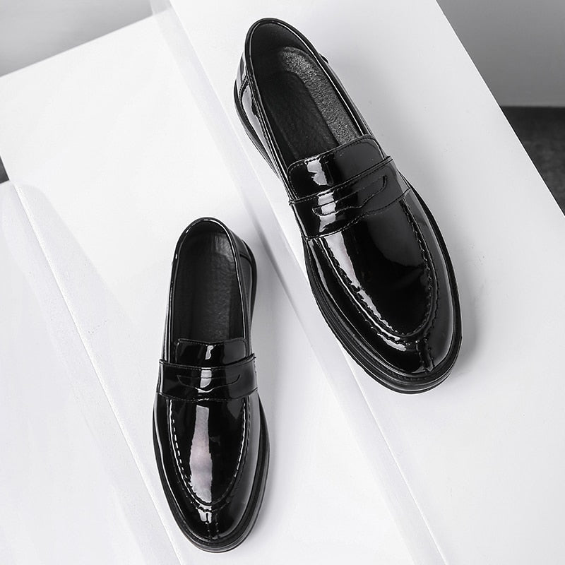 Dress Shoes PointedToe Split Men Formal Loafers Business Oxfords Breathable