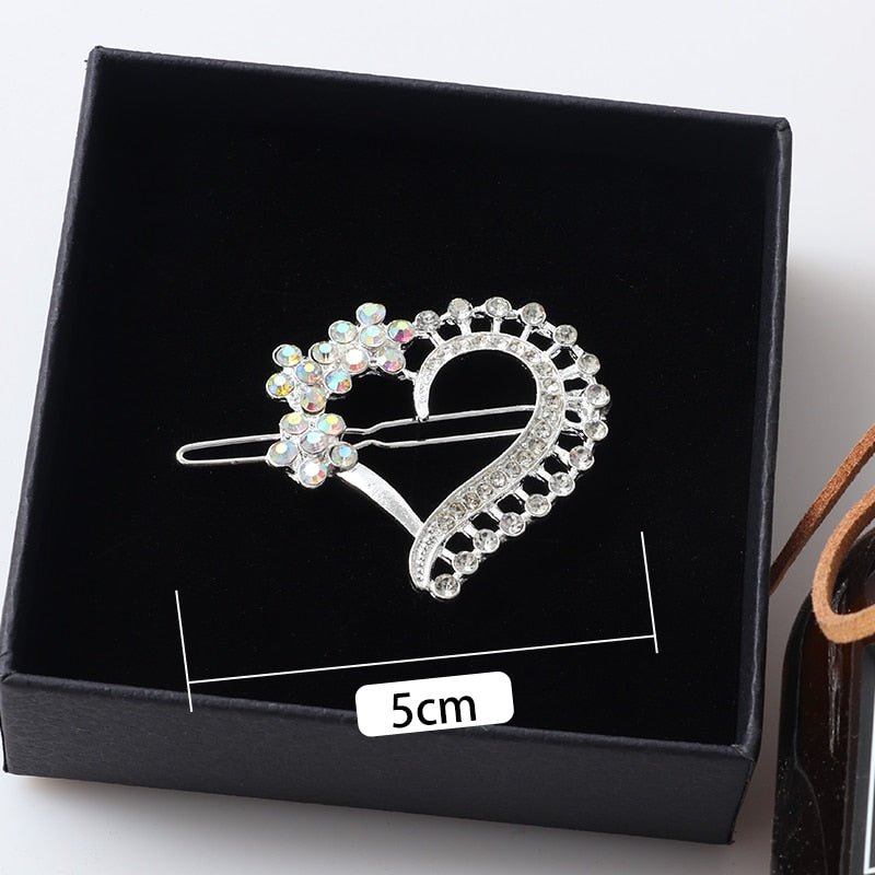 Women Shining Crystal Rhinestone Luxury Hair Clip