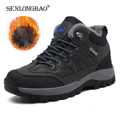 Winter Men Boots Warm Snow Boots Waterproof Outdoor Boots Work Shoes